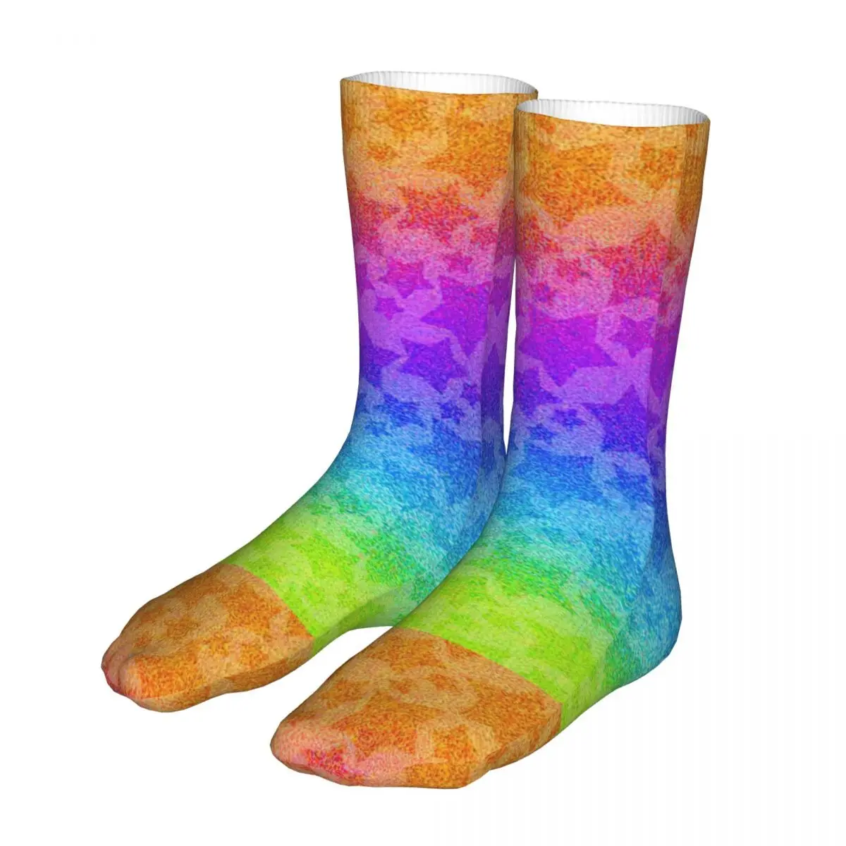 Модни Чорапи, Мъжки Мъжки, Дамски Ежедневни Чорапи С Дъгова Звездата на ЛГБТ Гордостта на Висококачествени Чорапи Пролет Лято Есен Зима