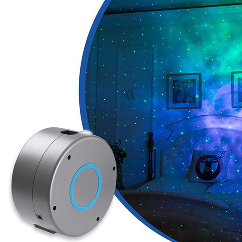 USB Аврора Звезда Галактика Звездното Небе Led Проектор Лампа Въртящи лека нощ Цветна Мъглявината Мътна Атмосфера Спалня в близост До С Лампа