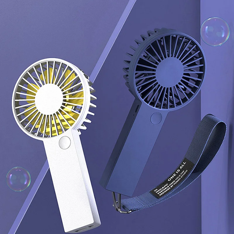 Ръчно Фен Портативни Мини-Фенове USB Акумулаторни Охлаждащ Удобен Вентилатор Въздушен Охладител за Външно Офис Пътуване на Вентилатора на Климатика