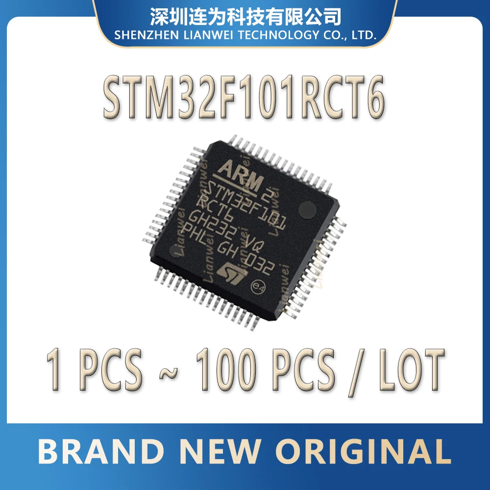 STM32F101RCT6 STM32F101RC STM32F101 STM32F STM32 STM Чип MCU IC LQFP-64