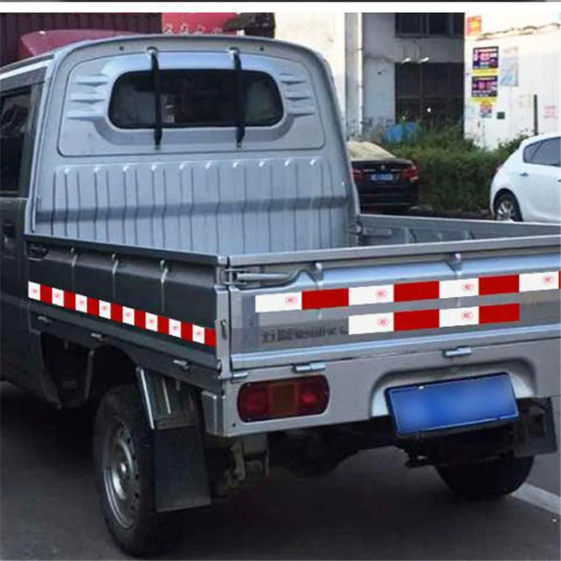Автомобилна Стикер Стикер за Задно виждане В Ивицата Винил Камион Аксесоари За Купето на Автомобила Светлоотразителни Ленти Знак на Кола за Сигурност-стайлинг