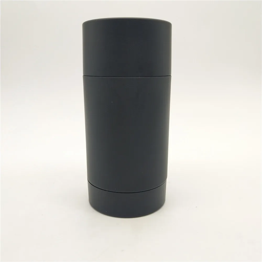 безплатна доставка 8 бр 75 г/2,6 грама matte black дезодорант кръгла форма на пръчки контейнери Празни 75cc дезодорант опаковка