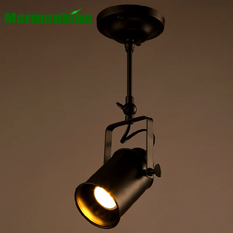 Marmenkina Ретро Тавана лампа В Стил Loft, Iron led крушка E27, търговско Вътрешно Осветление 110 В На 220 В