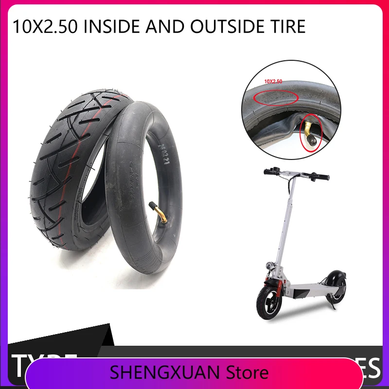 Висококачествени гуми Speedway 10x2,50 за електрически скутер 10x2,50 run-плоски качествени гуми