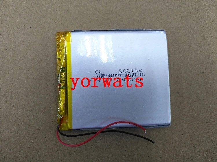 Нов Горещ Акумулаторна Литиево-йонна елемент 3,7 В полимерна литиева батерия 606168 2600 mah директна продажба